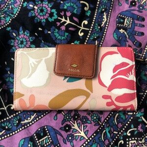 Fossil Tropical Print Wallet